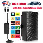 4K 1080P TV Antenna 5600 Miles Digital HDTV Amplified Waterproof Outdoor Indoor