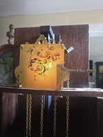 Vintage Franz Hermle Grandfather Clock Mechanism Plus Chime 12 Hammers
