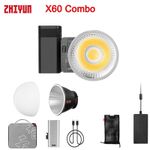 Zhiyun Molus X60 Combo Led Video Light 60W Bi-Color Studio Outdoor Photography