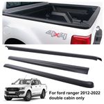 Load Bed Rail Caps Protectors for FORD RANGER Double Cab - T6 T7 T8 2012-2022