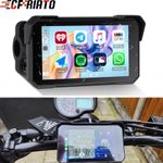 Motorcycle Wireless Apple CarPlay Android Auto Car Stereo Waterproof Motorbike
