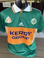 Vintage Kerry GAA Gaelic Football Shirt Jersey Adidas Size Large Retro 1998