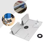 Router Table Insert Plate Wood Working Benches Aluminum Miter Saw Profile Fence