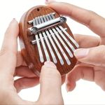 8 KEY MINI KALIMBA EXQUISITE FINGER THUMB PIANO MARIMBA MUSICAL PENDANT GIFT UK