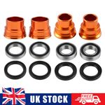 Front Rear Wheel Spacers Seals Bearings For KTM 125-530 EXC EXCF XCW SMR 2003-15