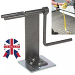 Ratchet Tie-Down Rollup Winder w/ Magnetic Base for Winch Straps Truck Lorries X
