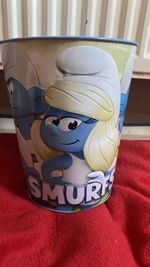 UK Cinema Smurfs (2025) Popcorn Tin Bucket