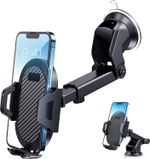 VANMASS 2025 BEST Car Phone Holder [Upgraded Suction & Clip]Rotatable Universal