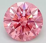 9.47 CT Natural Pink Diamond Round Cut D Grade Certified VVS1 14x14x10 mm