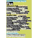 8vo poster for Flux Music Festival Edinburgh 1998. 60x40” Litho. FINE - LAST ONE