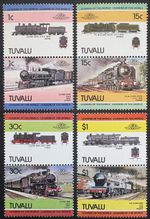 Tuvalu 1985 SG273-80 Leaders of the World Locomotives (3rd Series) Set of 8 MNH