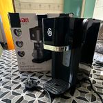 Swan Hot Water Dispenser 1.5L Black Countertop, Removable Drip Tray - Used