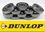 HIGH QUALITY DUNLOP 6000 - 6015 2RS RUBBER SEALED BALL BEARINGS PACK OF 10