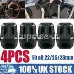 4PCS 22 25 28mm Crash Bar Bumper Block Protector For BMW Ducati Triumph Honda UK