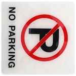 No Parking Warning Sign Residents Only Signs Reflect Light Do