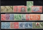 Bermuda QEII 1953 unmounted mint set + shades SG135-150 & SG149A WS42552