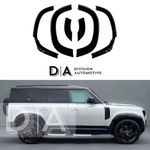 WIDE BODY WHEEL ARCH FLARES KIT GLOSS BLACK FOR LAND ROVER DEFENDER 110 L663 20+