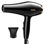 Professional Hair Dryer Powerful Fast Drying Blow Dryer Adjustable Heat Home Tra