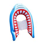 Inflatable Tanning Pool Lounger Float with Cup Holder Party Swimming Floating