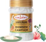 MANGALAM Bhimseni Pure Camphor 100g Jar Original Puja, Aromatherapy, Air Freshen