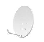SATELLITE DISH 80cm CORAB WHITE 4K 8K ANTENNA
