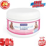 Zinc And Castor Oil Cream For Nappy Rash White