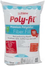 Fairfield Poly-Fil Premium Polyester Fiberfill-12oz - 5A002MQ1-1GP58