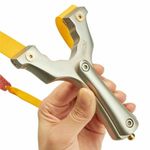 Strong Stainless Steel Slingshot +1pcs Rubber Band Sport Hunting