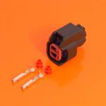 EV6 EV14 2 Pin Way Denso USCAR Female Connector Plug Kit for Bosch Injector
