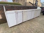 Huge Victorian Antique Pine Cupboards X 5 Kitchen Utility Project Shop Fitting