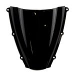 MPW Double Bubble Black Windshield Screen for Honda CBR 600 RR 03-04