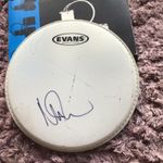 Signed Nick Mason Drum Skin 