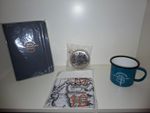 Ardnamurchan Whisky Merchandise Gift Set: Notebook, Camping Mug, Hipflask, Snood