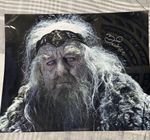 Lord Of The Rings Print - Signed By Bernard Hill - w/Character Name & COA