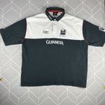 Vintage Guinness Premiership Rugby Shirt Men’s 4XL Cotton Traders Retro Y2K Polo
