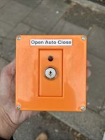 Smoke Vent  Key Switch Orange Yellow AOV Manual Override Auto /Open/Close