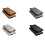 3.6m Composite WPC Decking Boards - Deep Embossed Woodgrain Plastic Boards