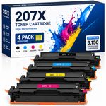 207A/207X Toner WITH CHIP fits for HP Color LaserJet Pro MFP M283FDW M255DW Lot