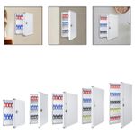 Key Lock Box Cabinet Key Organizer Wall Mount with Tags Versatile Key Keep Case