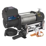Self Recovery Winch 4300kg (9500lb) Line Pull 12V Sealey