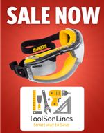DEWALT GOGGLE Concealer Clear Goggle DPG82-11D Safety Glasses Head SALE NOW