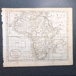 Original 1788 Guthrie Grammar Map Of Africa Kitchen 