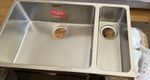 Franke Mythos MYX 160 Steel Sink 50-16 Undermount with Right Small Bowl
