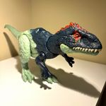 Jurassic World Dominion Dino Trackers Eocarcharia Wild Roar Dinosaur Figure Matt