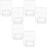White Iron Refrigerator Divider 3Pcs Reusable Mesh Shelf Organizer for Kitchen