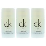 Calvin Klein CK One Deodorant Stick 75g x 3
