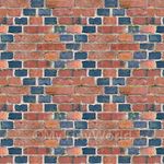 Pack of 5 Dolls House Miniature Old World Decorative Brick Pattern Cladding