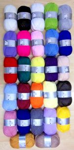 Woolyhippo DK 100% Acrylic Yarn Double Knitting Soft Wool 100g Wool Crochet