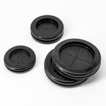 Black Blanking Grommets Rubber Grommet Closed Gromet Blind Plug Bungs 10-130mm