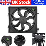 For Nissan Qashqai (2013-2021) 2 Pins Engine Radiator Cooling Fan with Housing-